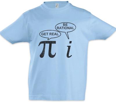 Get Real Be Rational Boys Kids Boys T-Shirt Math Mathematician Teacher Fun Nerd Professor