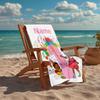 Custom Name Ultra-Soft Beach Towel with Gracie's Corner Theme,Ideal for Pool - Camping, Diving - Perfect Travel Essential, Vibrant Beach Towel.