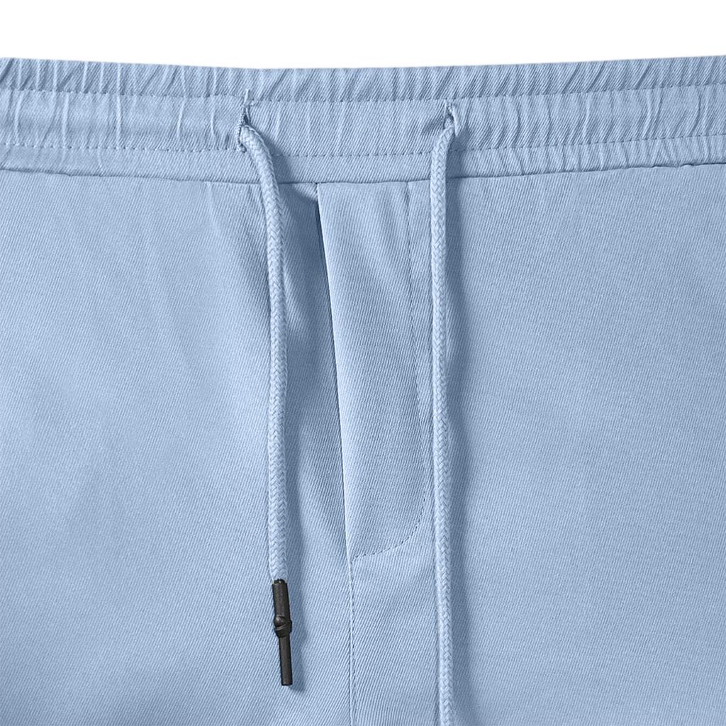 Men's Classic Outdoor Loose Casual Multi-pocket Work Pants, Youth Elastic Waist Drawstring Drawstring Leg Pants