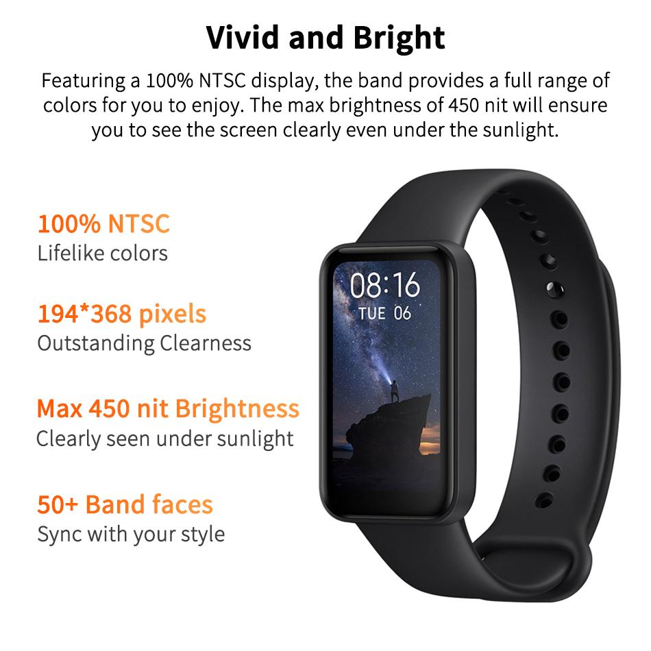 Goedkope Global Version Xiaomi Redmi Smart Band Pro Mi Bracelet 6 Color  AMOLED Screen Blood Oxygen Fitness Sleep Tracking 5ATM Waterproof kopen —  gratis levering, eerlijke reviews met foto's — Joom