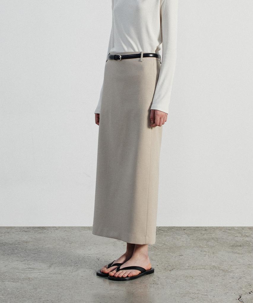 Notia Standard Fit Long Skirt - Beige