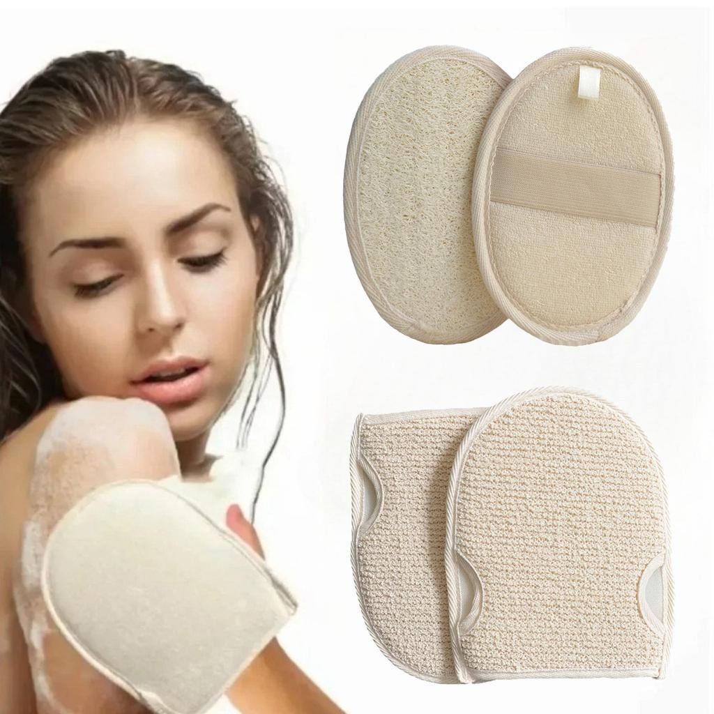 Exfoliating Gloves Bath Brush Set Loofah Soft Body Scrub Exfoliating Shower Sponge Massager Bathing Tool Bathroom Accessories
