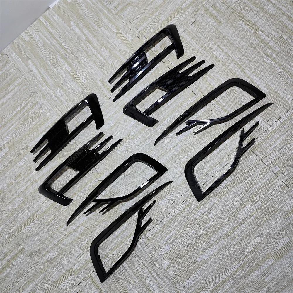 Car Front Bumper Lip Spoiler Car Bumper Fog Lamp Grille Cover Trim Body Kit For VW Golf 7 7.5 MK7 MK7.5 2012-2020 ABS Tuning