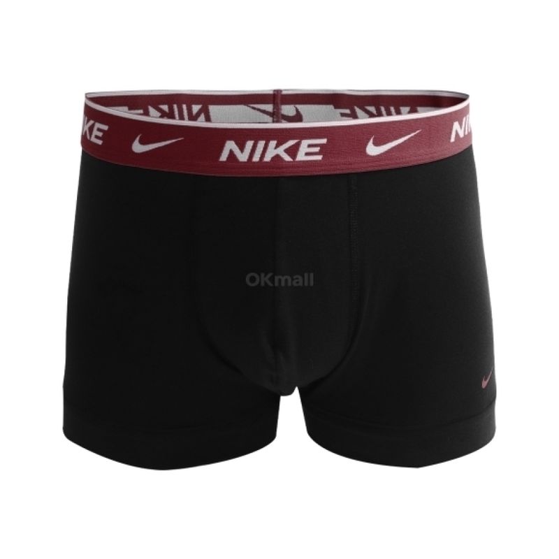 Nike Letter Logo Print Stretch Boxer Briefs 3 Pack Men underwear KE1008-MQG