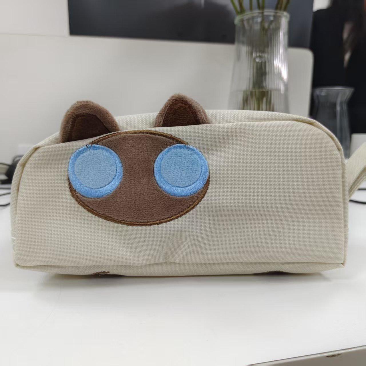 

Пенал Капибара Каваи большой вместимости Милая сумка для ручек с животными для школьниц и мальчиков Эстетичный органайзер для канцелярских принадлежностей студента