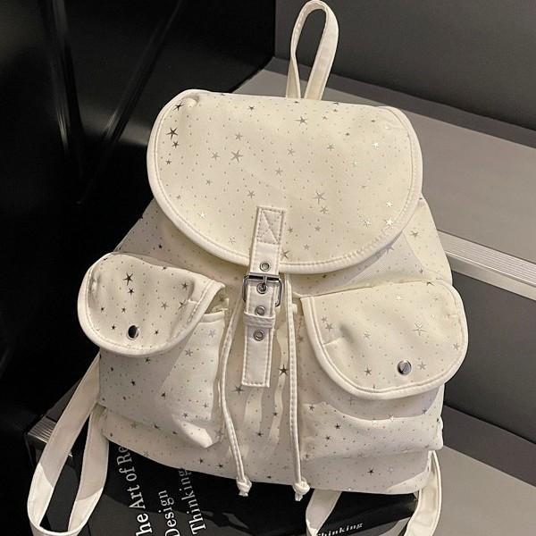 Schoolbag New Niche Casual Backpack Women's Retro College Wind Travel Backpack Fashionable Casual Commuter Women's Bag