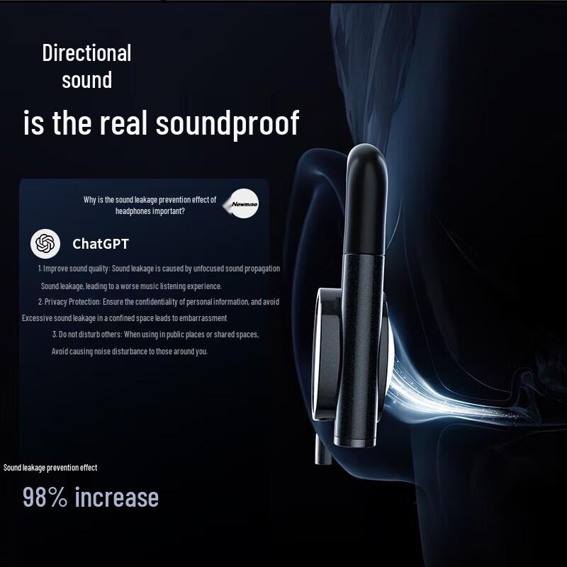 Newmine LY37 Open-Ear Bone Conduction Sports Headphones