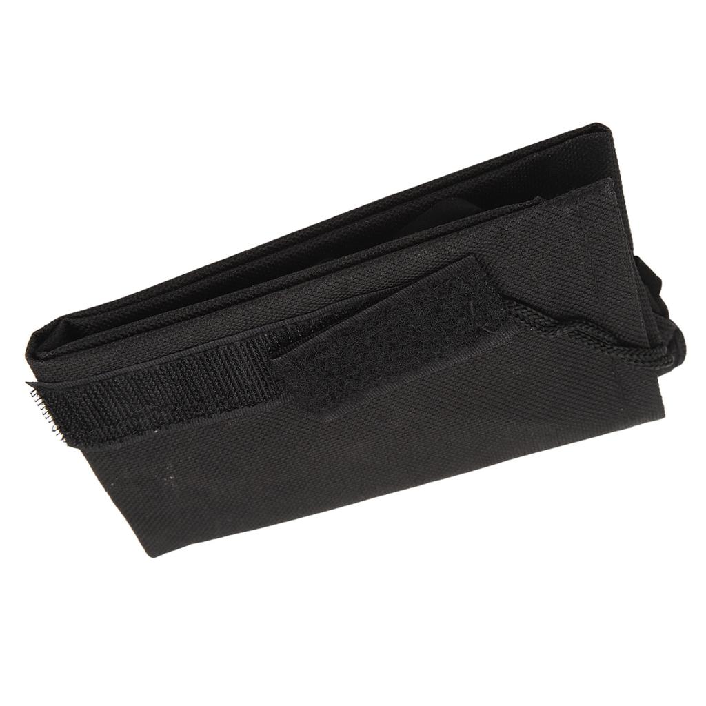 Horse Tail Bag Nonwoven Fabric Waterproof Breathable Horse Tail Protector Guard with Fringe Black