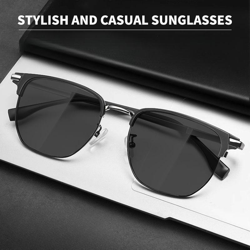 Non-polarized Vintage Square Sunglasses Women Men Metal Frame Sun Glasses Female Eyewear