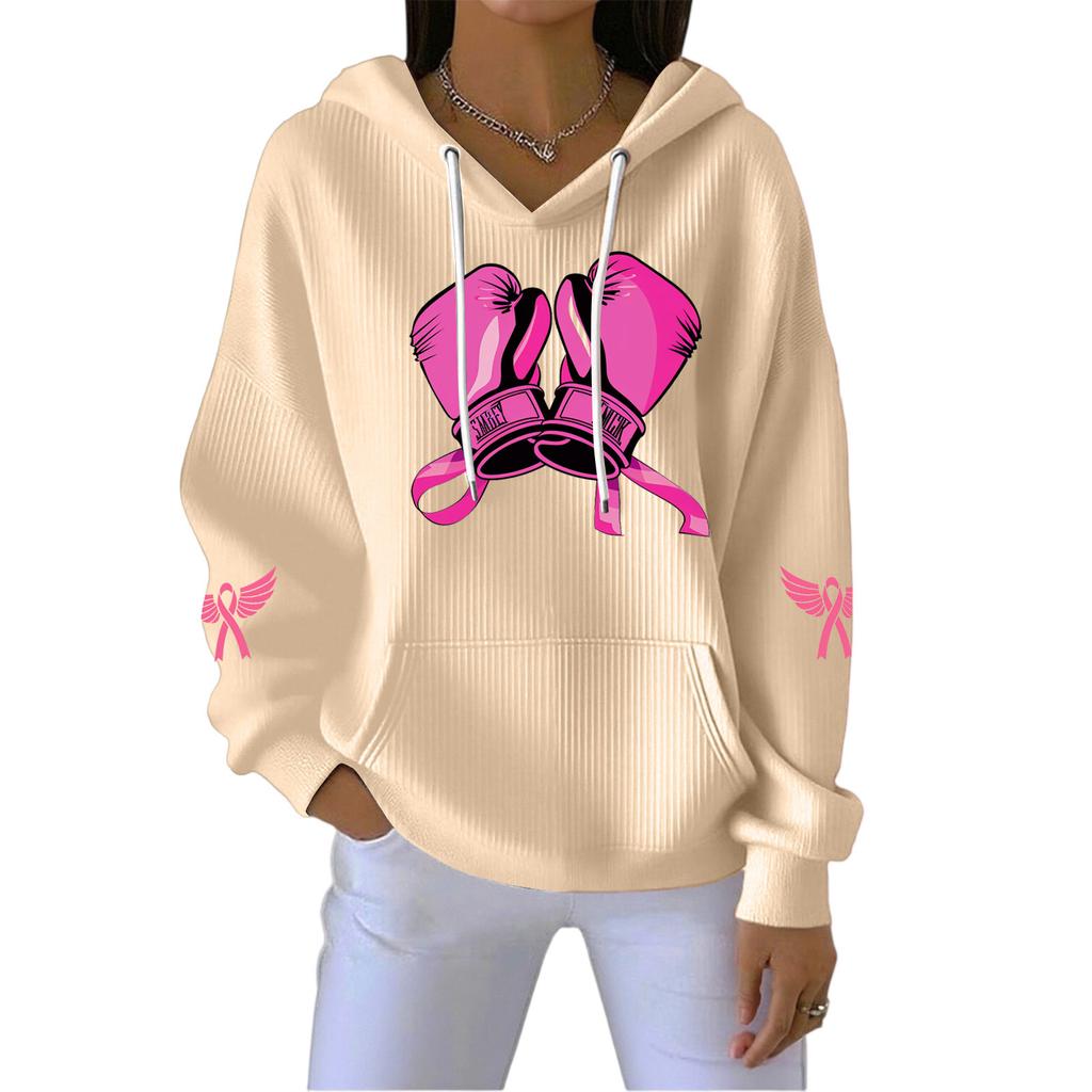 Women's Fashion CasualAngel Printed Pullover Sports Long Sleeve Sweatshirt