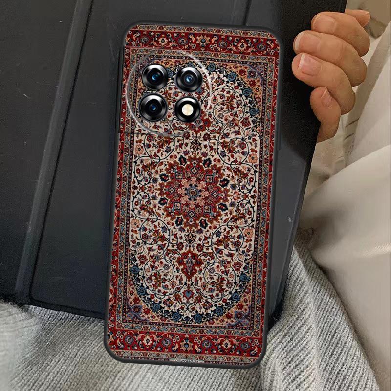 Persian Carpet Floral Pattern Case For OnePlus 15 13 12 11 13R 13T 10T 10R 12R OnePlus Nord 5 CE 2 3 4 Lite N20 N30 Cover