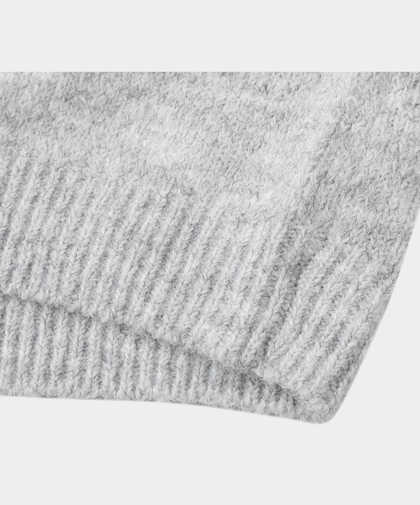 LETTERCOMO Daily Wool Round Knit Light Grey