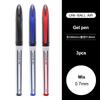 3/6pcs Japan Uniball Gel Pen AIR Straight Liquid Signature Pen UBA-188 Black Technology 0.5/0.7mm Free Writing School Supplies