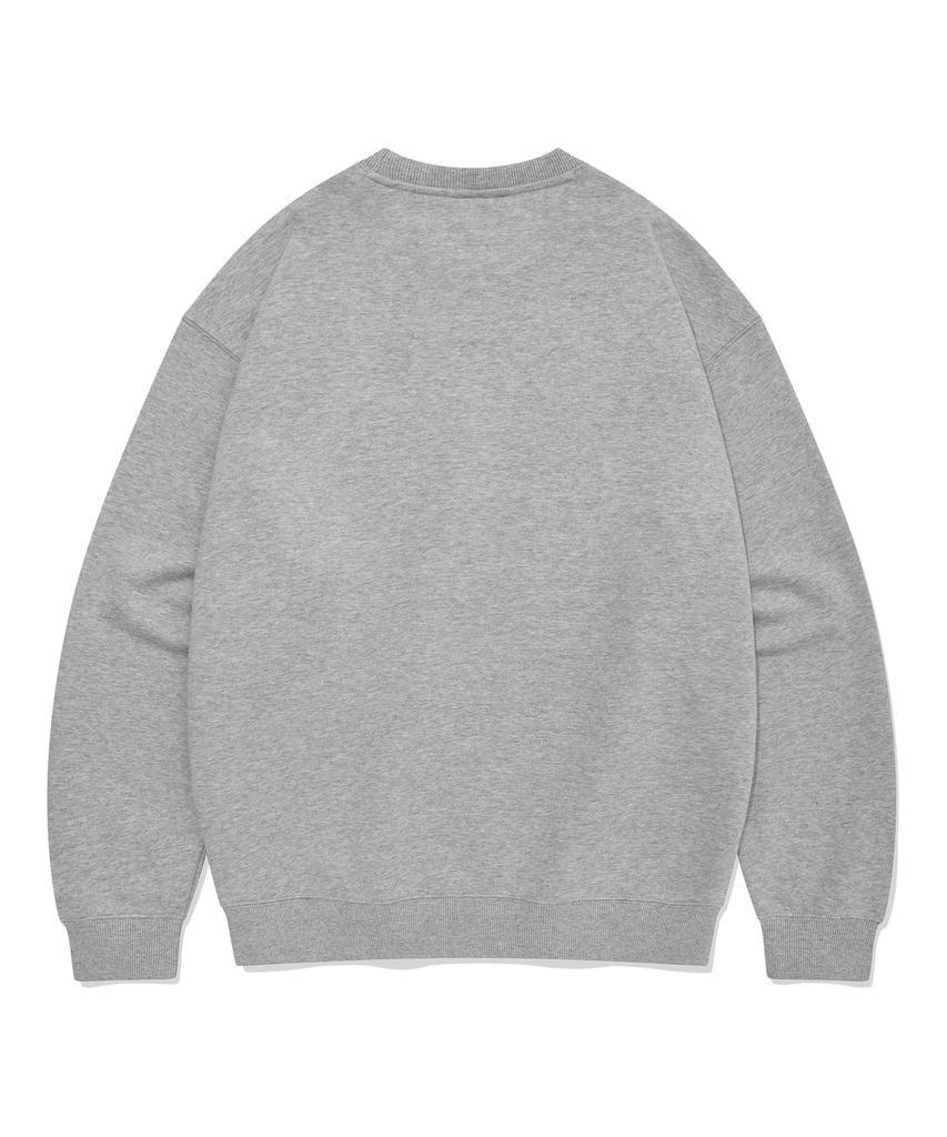 COVERNAT C Logo Sweatshirt Melange Gray