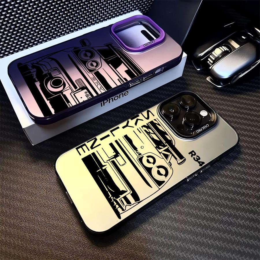 JDM Traumauto Cool Cover Handyhülle für iPhone 16 Pro 15 Pro Max 14 13 12 11 XS 14 Pro Max 16 Plus 14Pro 12Pro Softshell