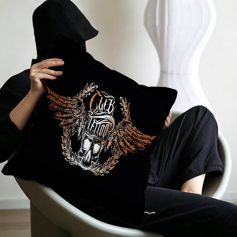 Tattoo Shop LOGO Pillow Gifts Home Office Furnishings Bedroom Sofa Car Cushion Cover case xcm