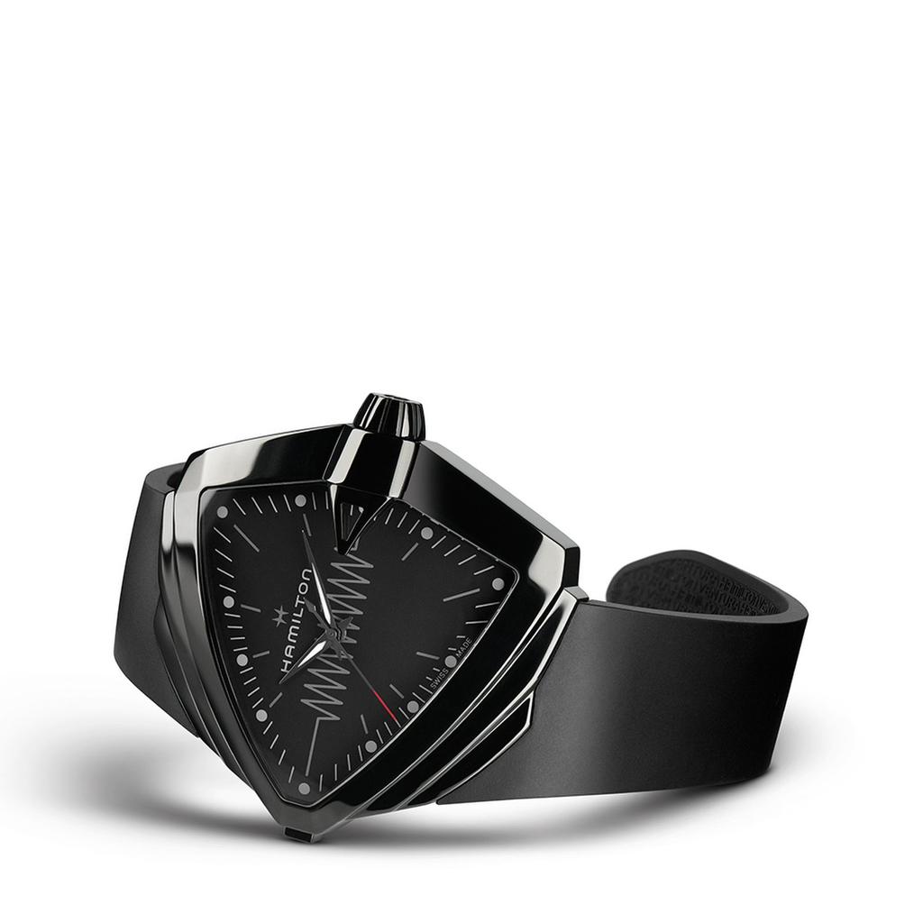 [Hamilton] H24604330 Ventura XXL Bright 52mm x 47.6mm Black Men's Watch