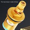 Tap Cartridge Replacement Gold Thickened Brass Mixer Valve Hot & Cold Faucet Valves Repair Tool for Universal Faucet Use