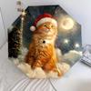 Christmas Animals, Automatic Folding Umbrella, Portable and Foldable Design, 8 Ribs, a Christmas or Birthday Gift.