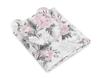 Teddy Bear Duvet and Contoured Pillow - 2-piece Set - Romantic Peonies