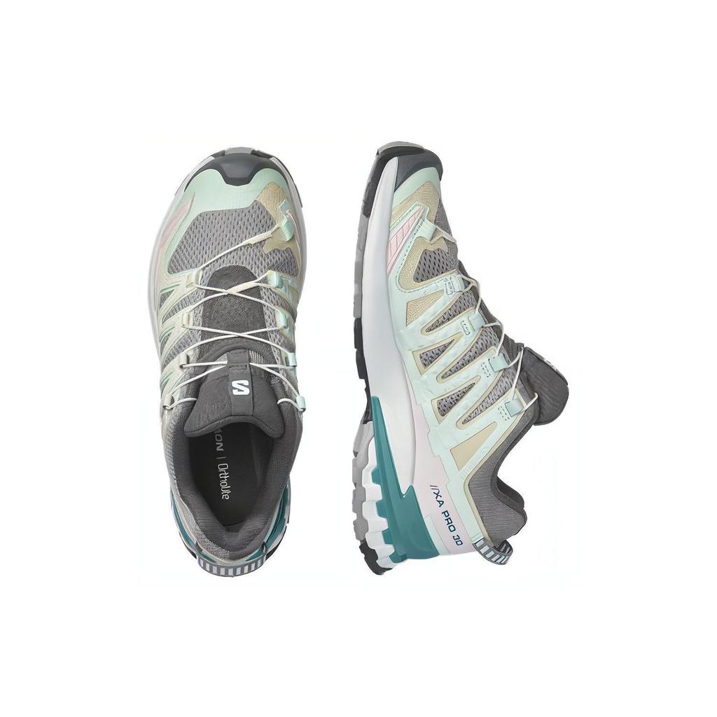 Salomon XA Pro 3D V9 Comfortable Non-Slip Durable Low-Top Running Shoes Unisex sneaker Blue 471189