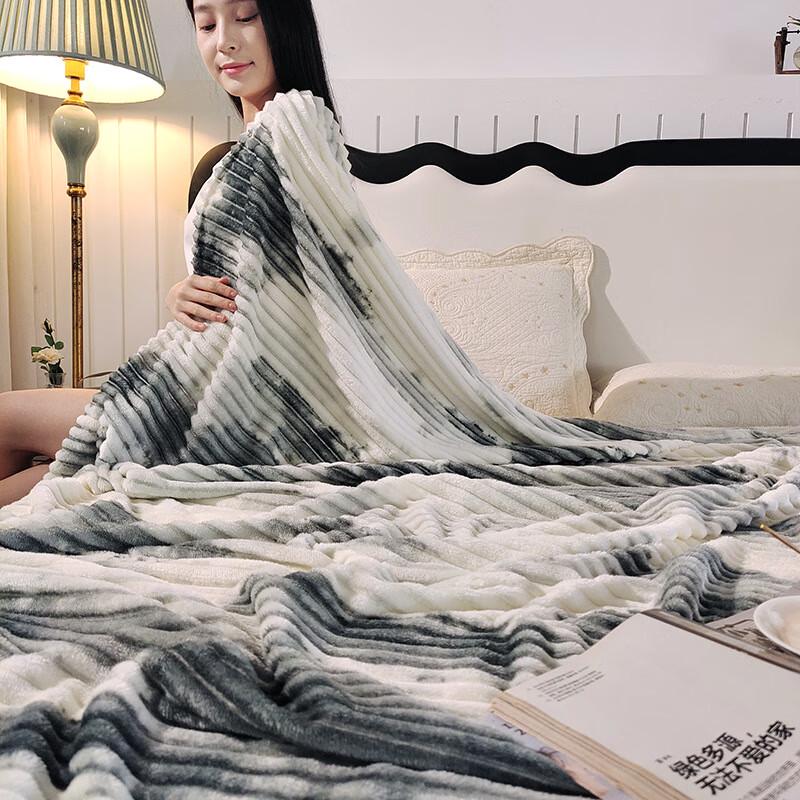 LISM Flannel Sofa Throw Blanket