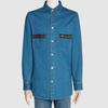 Web-Detail Langarm-Jeanshemd 626480-XDBCG-4447