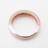Lindon Classic Copper Alloy Zircon Ring Ladies Jewelry Wedding Promise Party Gift