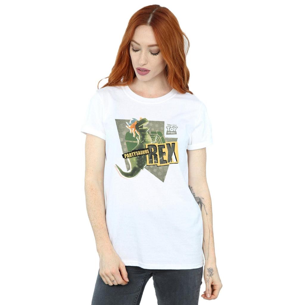 Disney Womens/Ladies Toy Story Partysaurus Rex Cotton Boyfriend T-Shirt