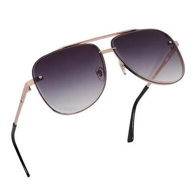 Dervin UV Protected Driving Pilot Metal Body Aviator Okulary przeciwsłoneczne dla mężczyzn i kobiet (Duży rozmiar)