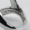 TIFFANY&Co. Open heart Ring Elsa Peretti Silver925 #6.0(US Size) heart 4.9g Women Used