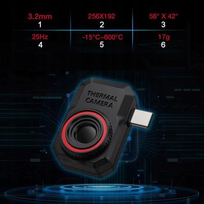 Mini Thermal Imaging Camera Android Application Usb-C For Tablet Phone -15 +600
