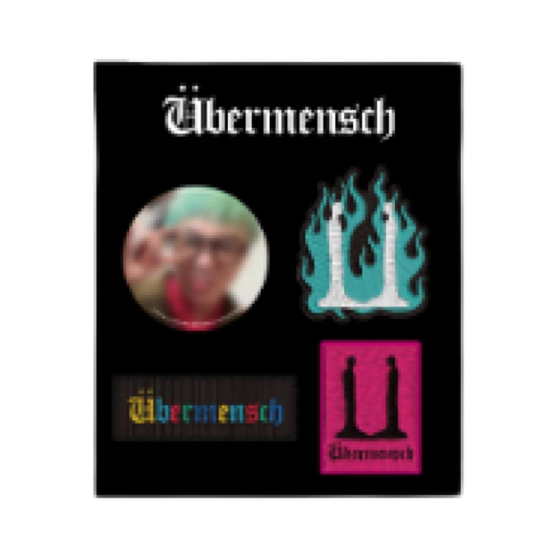 G-DRAGON Ubermensch Can Badge & Wappen Set Multicolor ONE SIZE