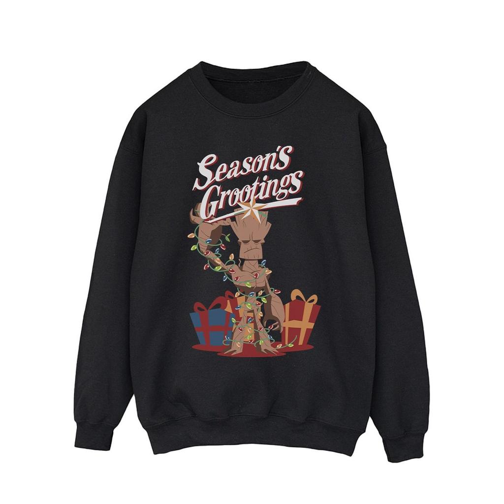 Marvel Mens Marvel Comics Groot Season´s Grootings Sweatshirt