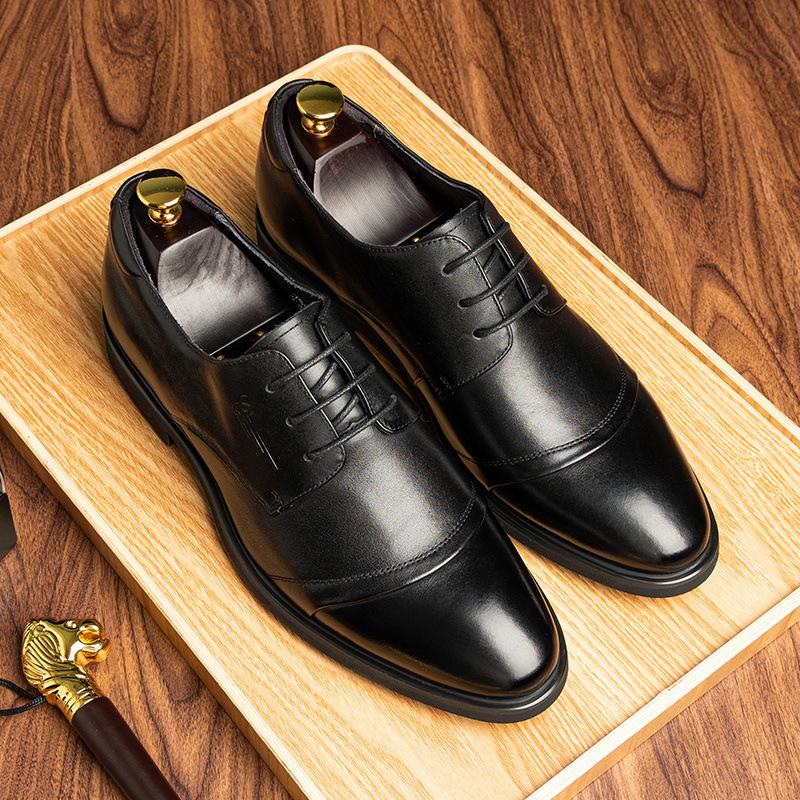 Men's Leather Shoes 35 Genuine Leather 36 Men's Business Dress 37 British 45 Autumn 46 Large Size 47 Youth 48 Wedding Men's Shoes