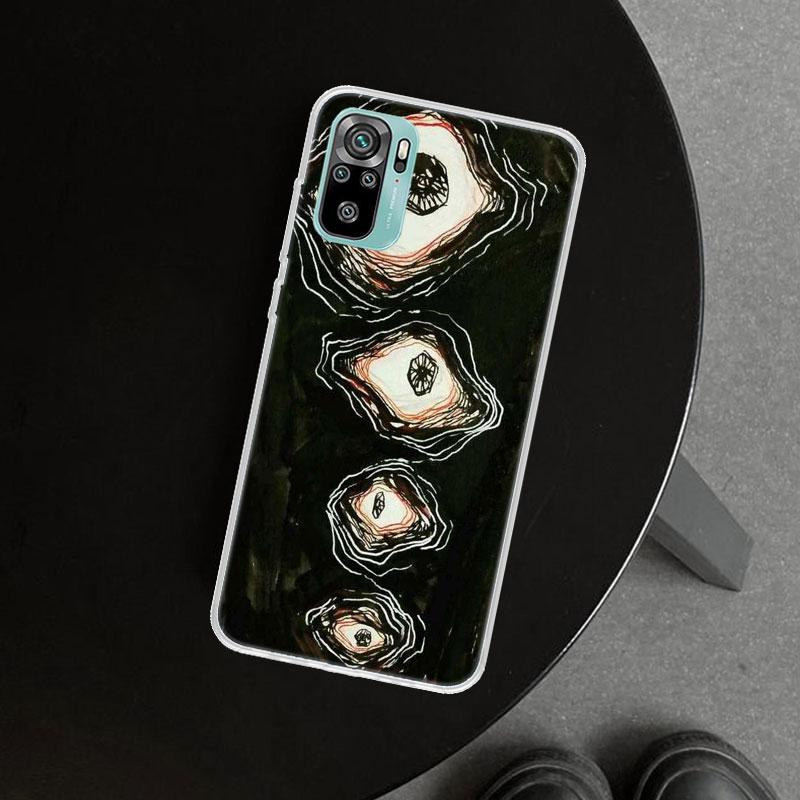 Japanese Horror Manga Style Phone Case Cover For Xiaomi Redmi Note 15 14 13 12 11 Pro Plus 14S 12S 11S 11T 11E 10S 10 Customized