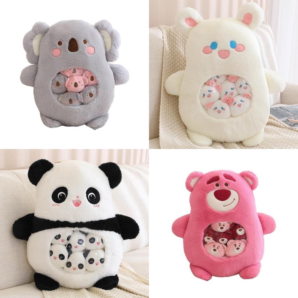 Cute Short Plush Cartoon Snack Pillow Stuffed Animal Toy For Kids Girls Birthday Gift 50x40cm