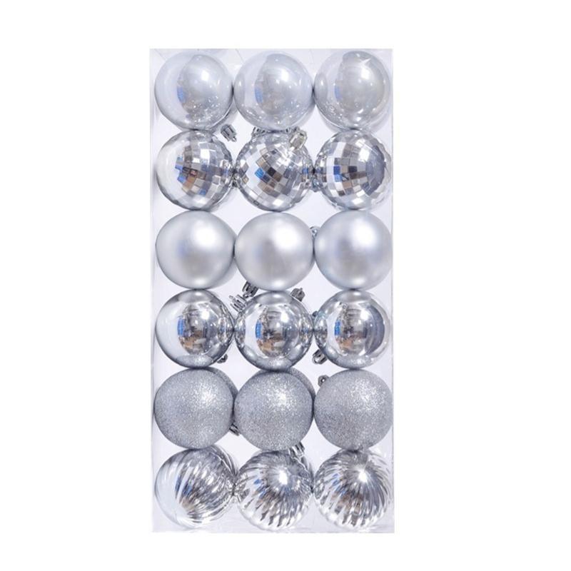 36Pcs Christmas Baubles Ornament Safe And User Friendly Christmas Tree Hangings