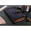 Leather Journal Book of Shadow Magic Book, Triple Moon Journal, Grimoire Book