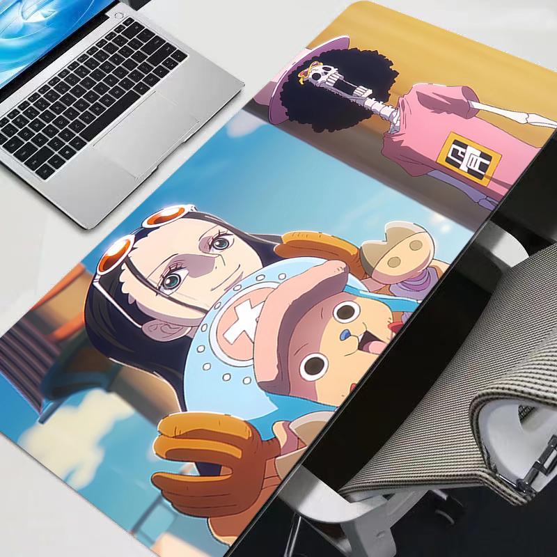 Kawaii Mouse Pad Anime One Piece Gabinete Gamer Computer Desk Mat Keyboard Gaming Accessories Durable New Xxl Mousepad