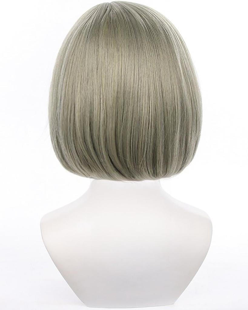 Amazing Quality Tang Keke Love Smooth Slimming Includes Wig Net Wig, Cosplay, Liella! Live! Superstar, Gray, Short, Heat-Resistant, Wig, Stylish,