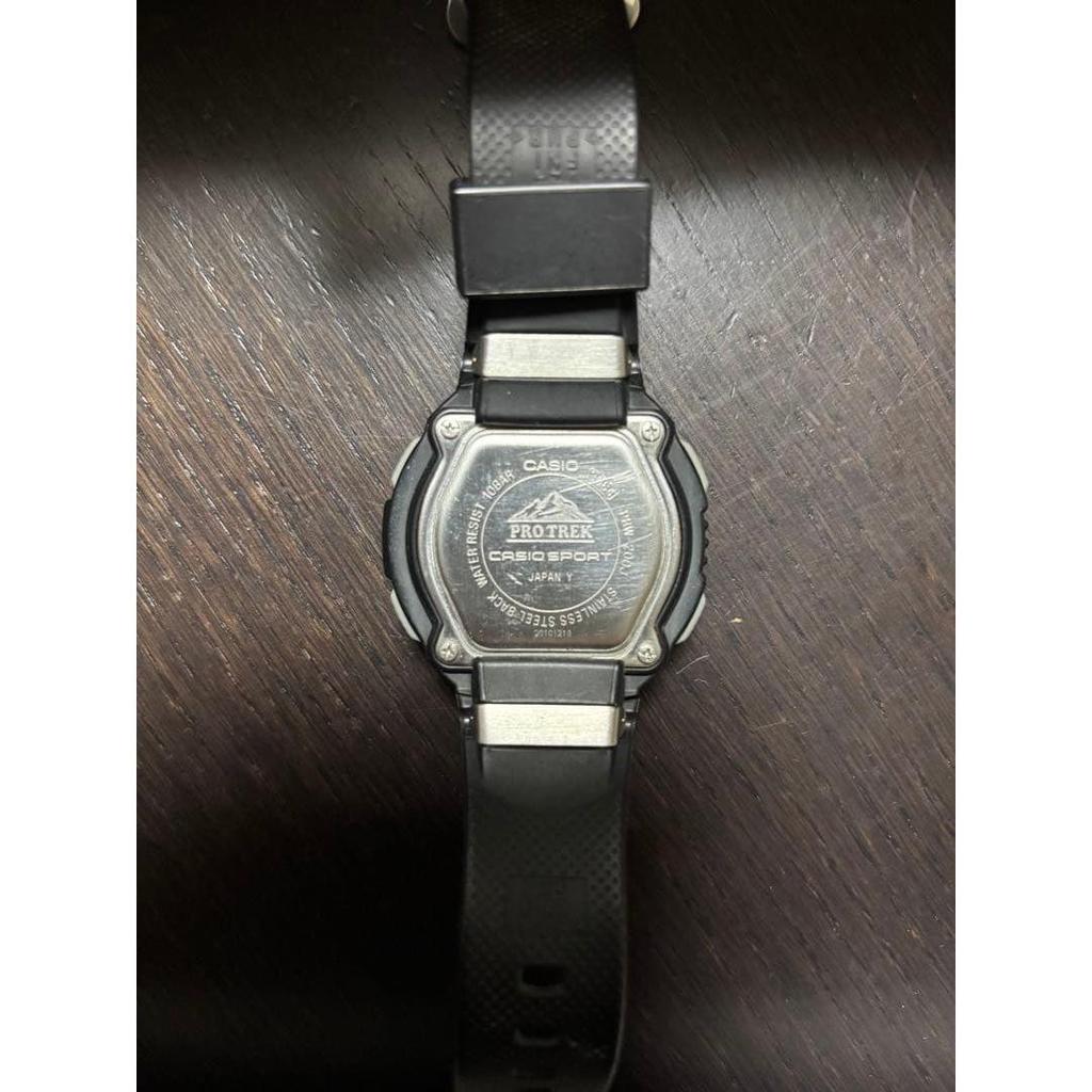 Used CASIO PRO TREK Tough Solar Radio Watch Body Only
