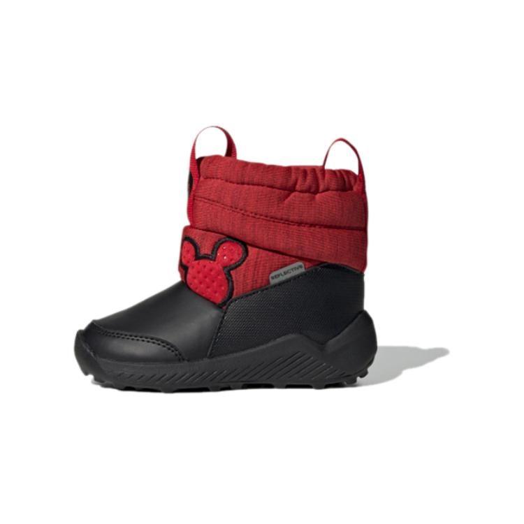 Disney X Adidas Disney Collaboration Snow Mickey I Thermal High Top Toddler Shoes Black Red Infant And Toddler G27540
