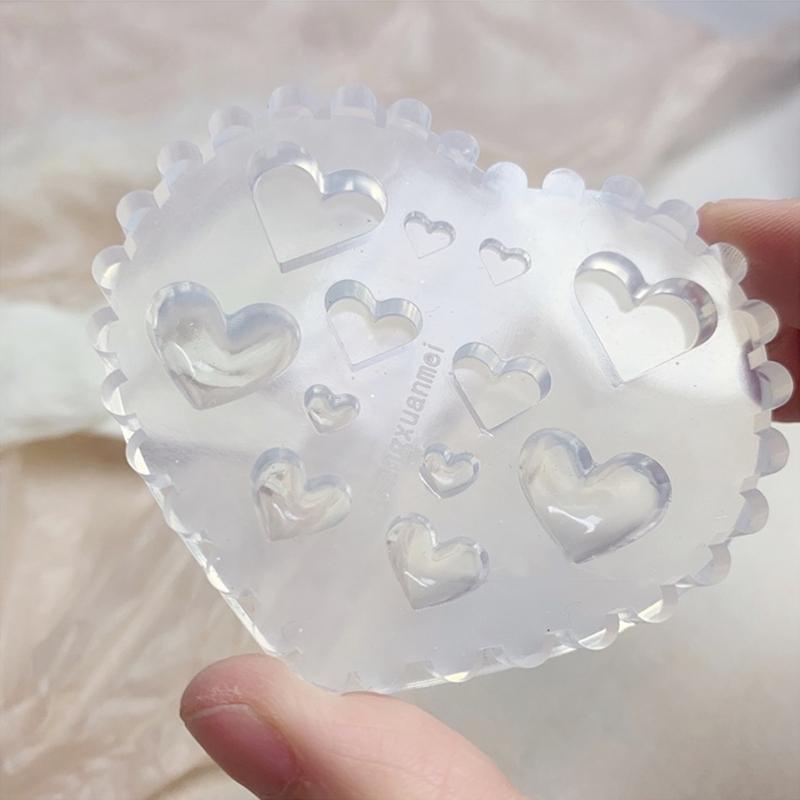 Mini Nail Art Silicone Mold Flower Bone Skull Resin Mold Jewelry Tool 3D Nail Art Mold Nail Art Decorative Mold for Girl