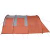 Vidaxl Tenda da Campeggio, 4 Persone, Grigio-Arancione, Impermeabile