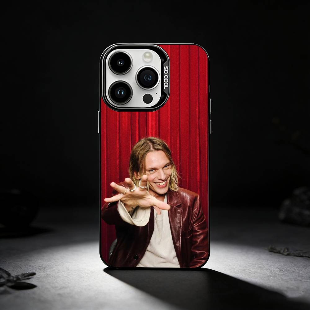 J-Jamie C-Campbell Bower Phone Case For iPhone 17,16,15,14,13,12,11 Plus,Pro Max,XS,Colored silver phone case