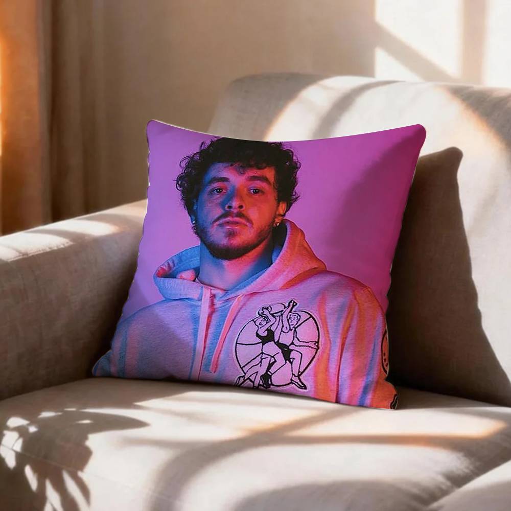 Singer Jack HHarlow  Pillow Case Pattern Printed Pillowcase For Living Room Sofa Cushion Cover