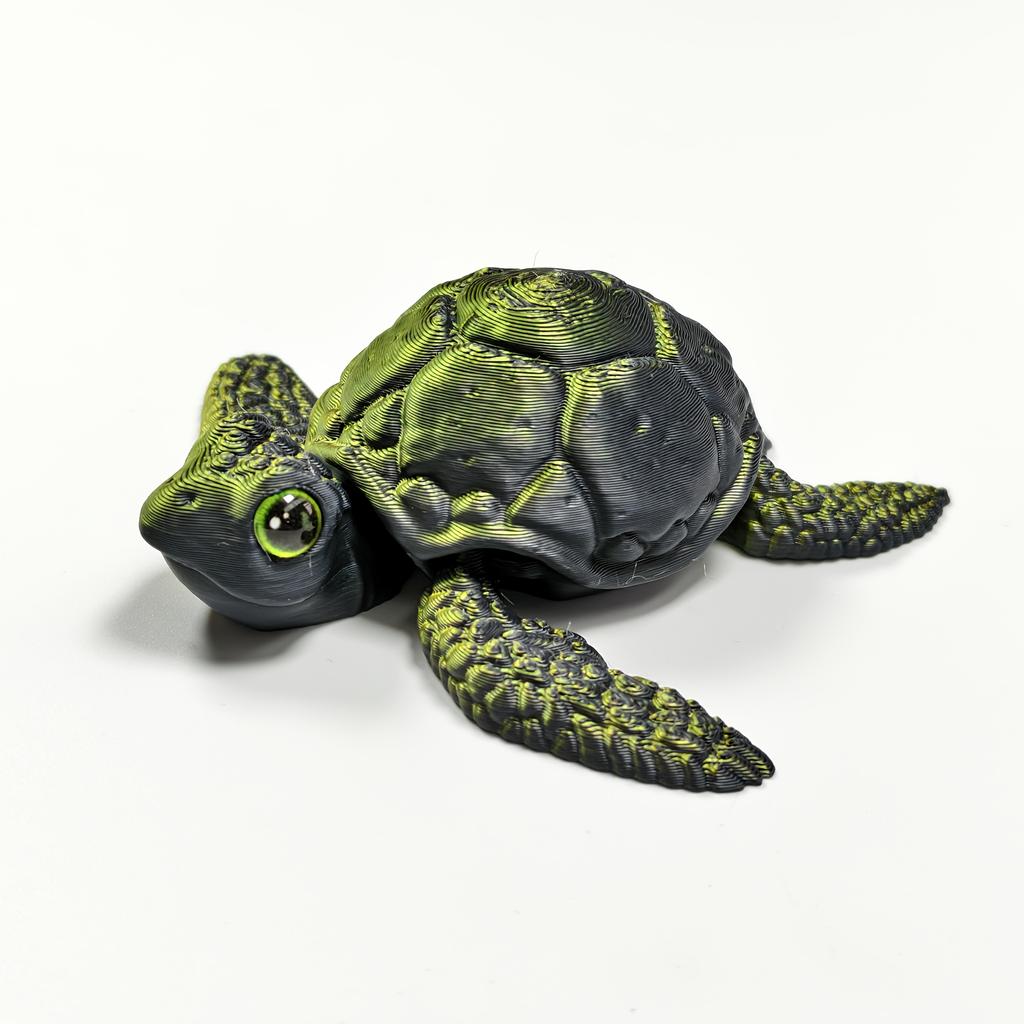 3D Printed Turtle Figurines Movable Joints Creative Collection Desktop Decoration Ornaments Holiday Gifts for Decoration Crafts
