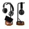 Wood+Metal Headphone Holder Portable Bracket Display Shelf for Headset Earphone Stand Phone Tablet Holder