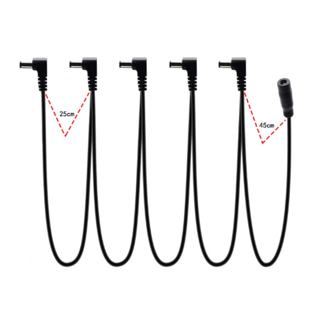 9V 500mA Guitar Pedal Power Supply 5 Way Bass Power Adapter Wire  Guitar Class